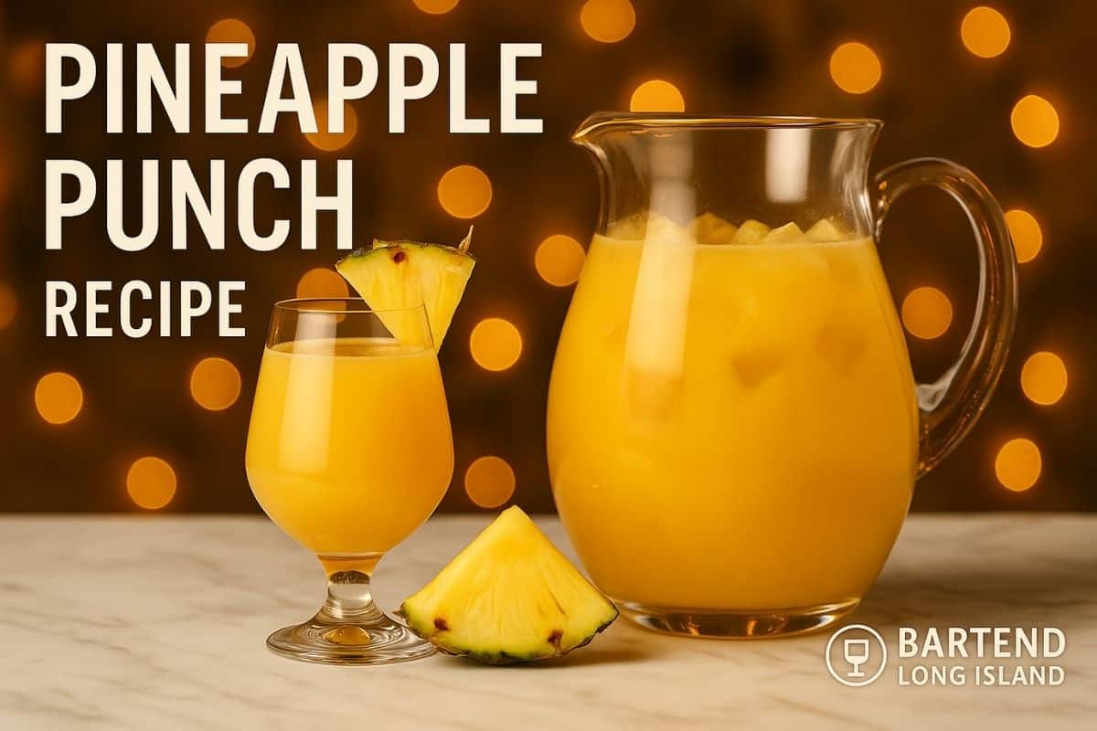 Easy Pineapple Punch Mocktail: Fizzy Fun for All Ages & Events